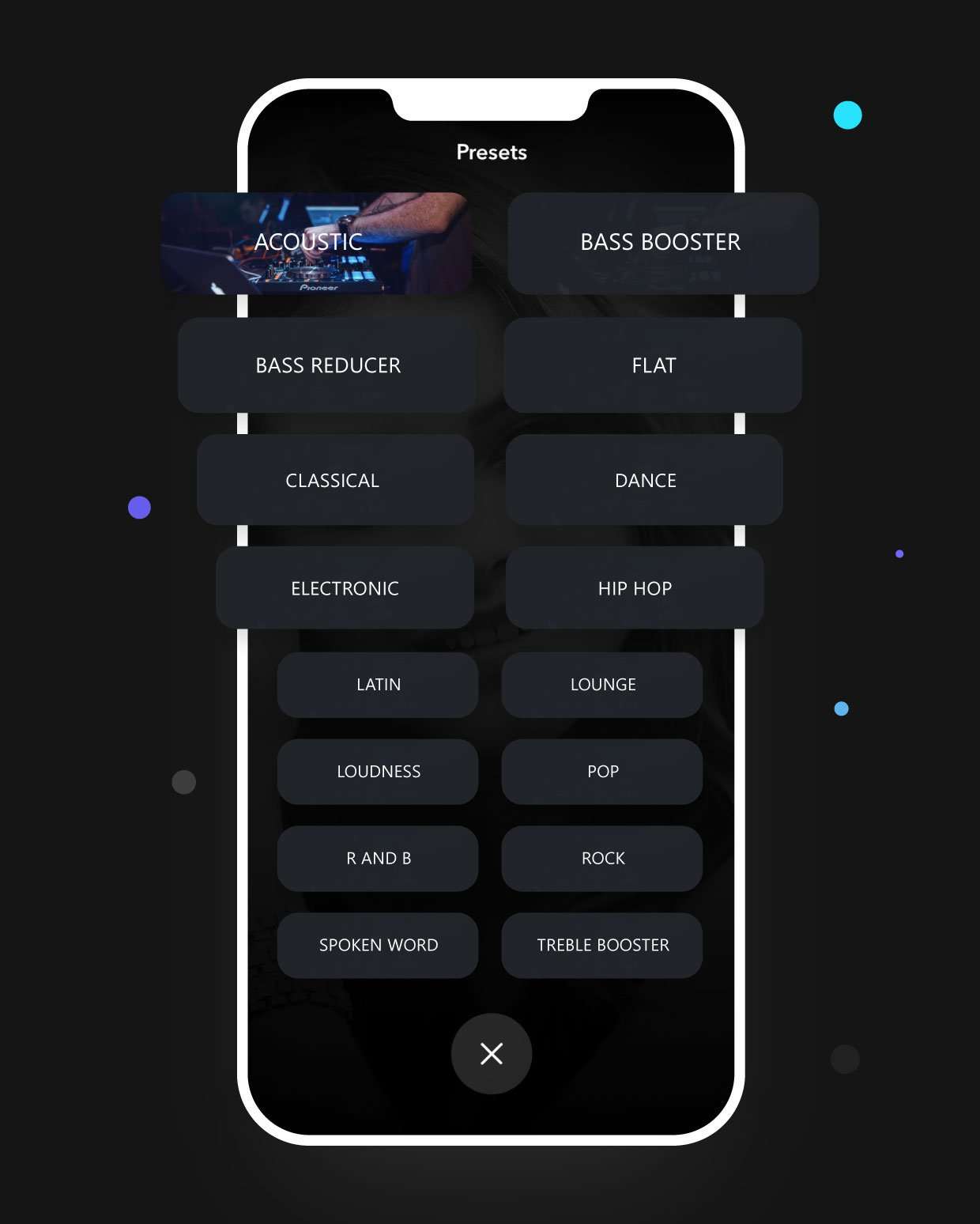 Equalizer Fx: Bass Booster App Premium Eigenschaften