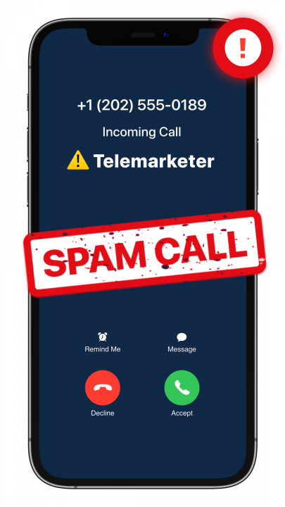 Identify spam callers in advanced