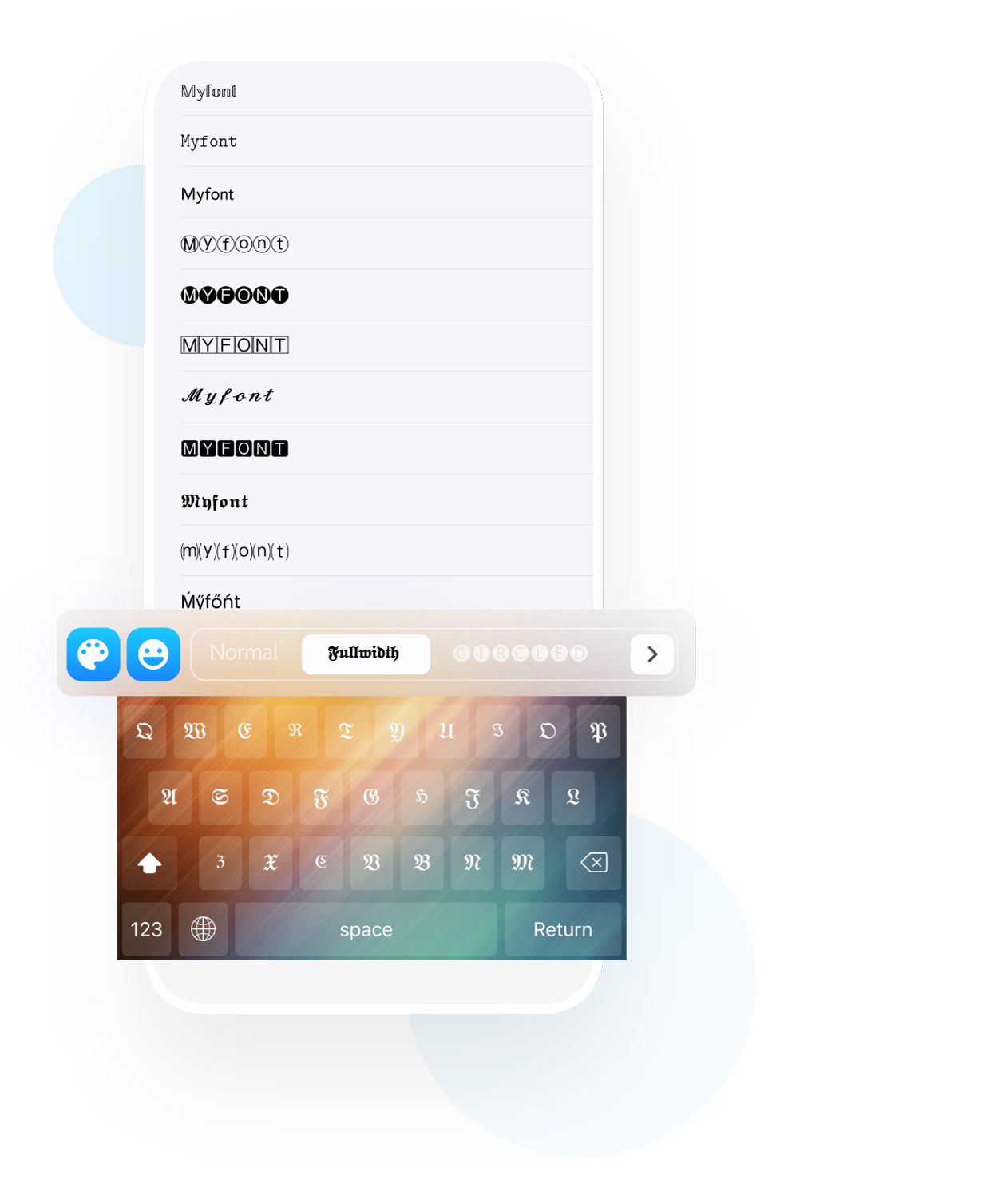 Text Font Changer Tastatur für iPhone