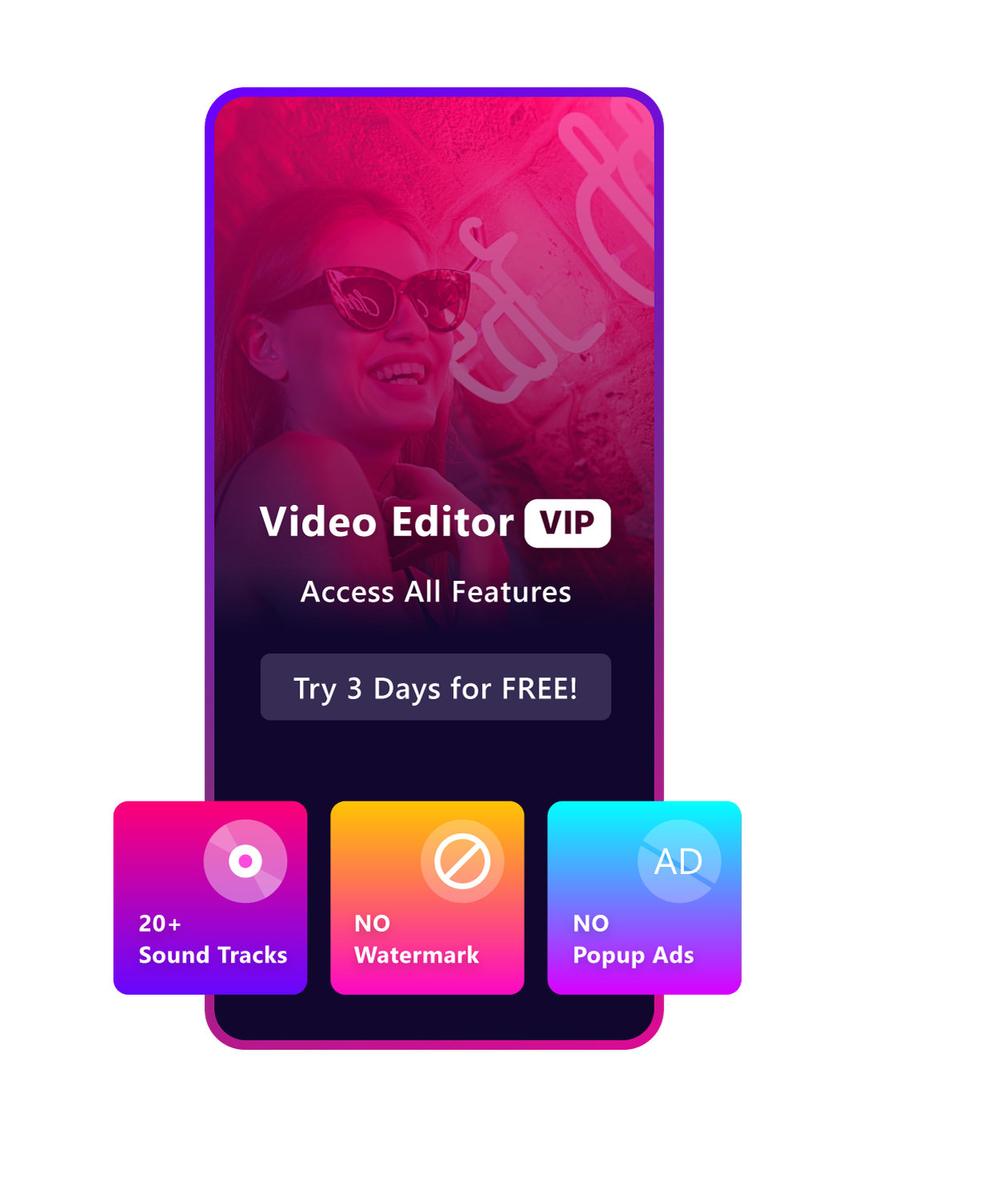 Video Editor für iPhone & iPad Premium Funktionen