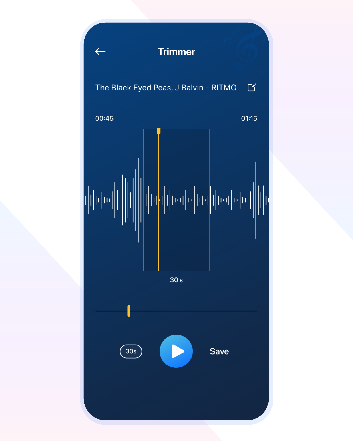 Audiotrimmer mit Klingelton-Macher iPhone App