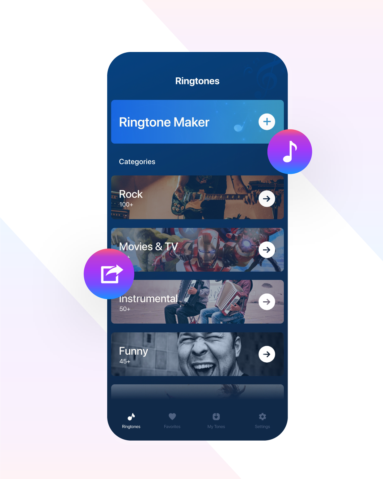 Klingelton-Macher app Premium Funktionen