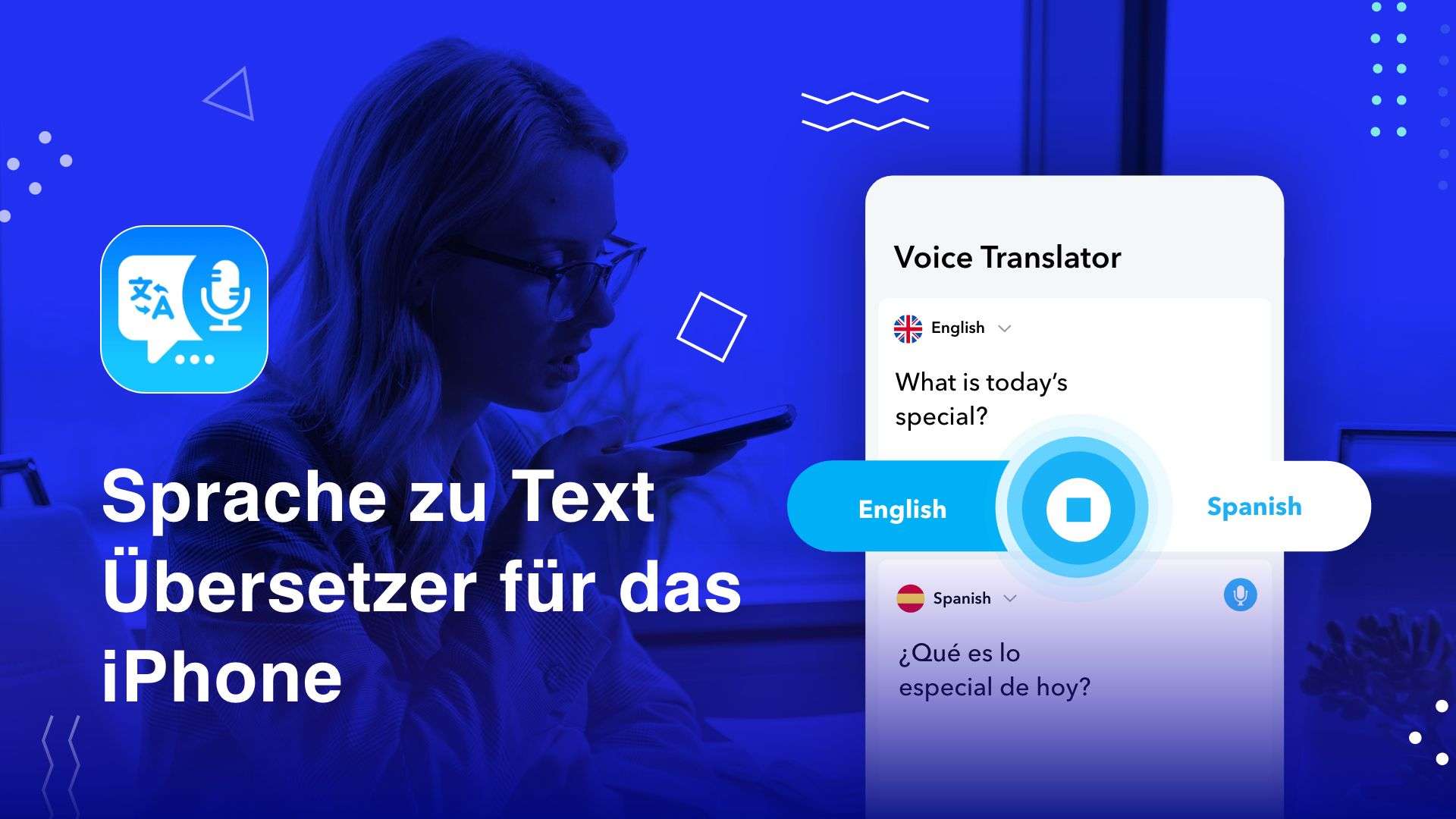 Sprache-zu-Text-Übersetzer für iphone