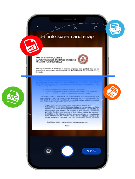 PDF scanner app for iPhone