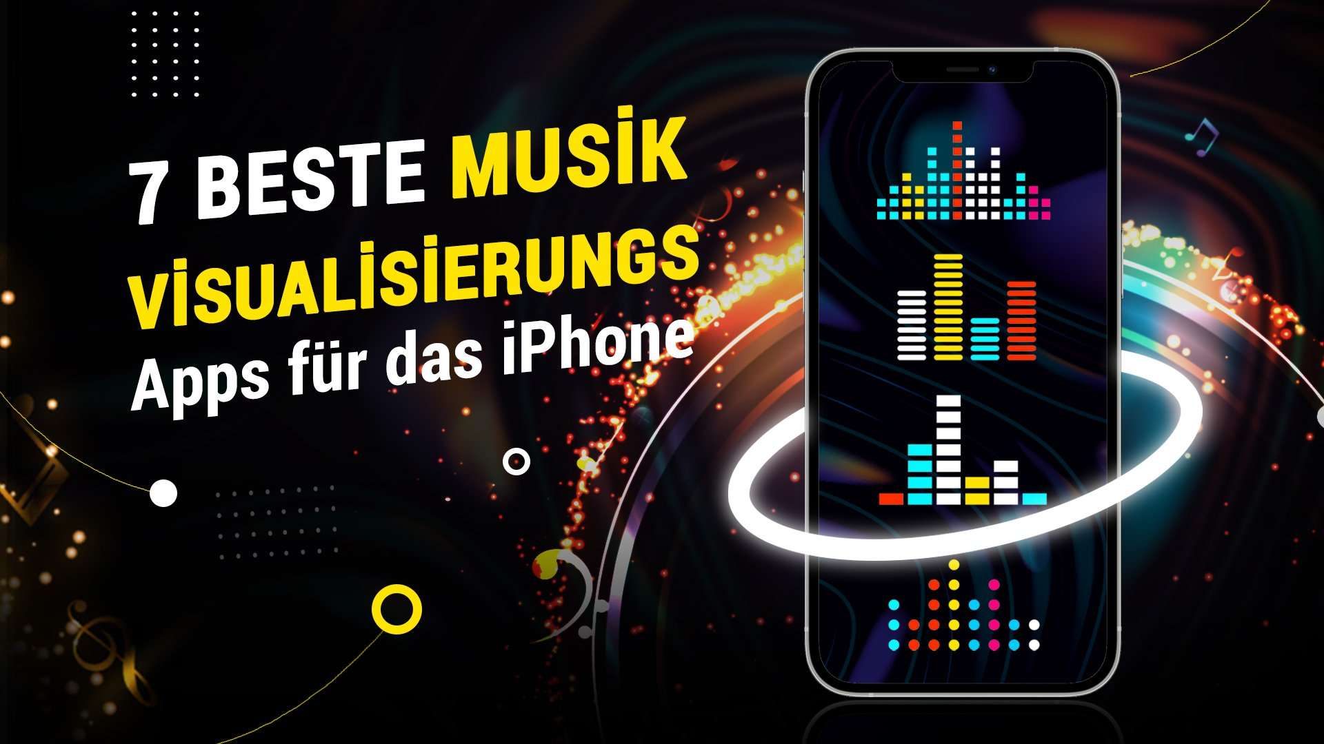 Musikvisualisierungsanwendungen für das iPhone