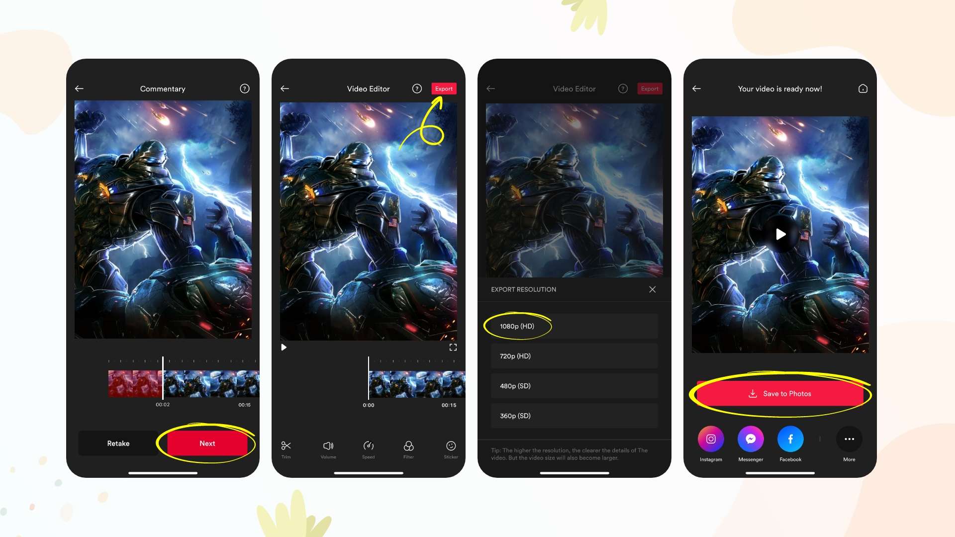 Verwenden Sie die App "Screen Recorder", um VoiceOver zu Videos auf dem iPhone 02 hinzuzufügen.