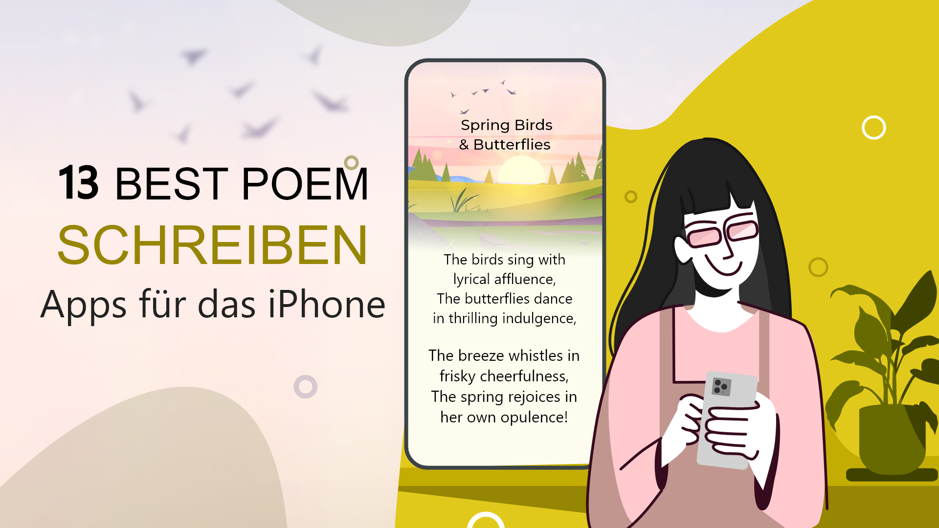 13 beste Apps zum Schreiben von Gedichten für das iPhone